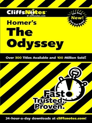 cover image of CliffsNotes on Homer's The Odyssey